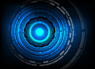 Technology scene vector blue abstract background