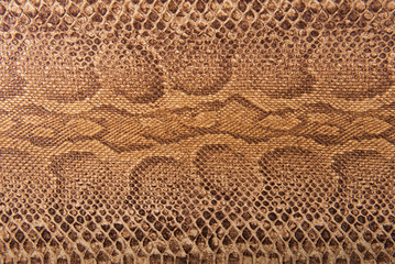 Brown snake pattern imitation, background - 70194575