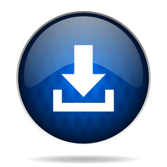 arrow internet blue icon