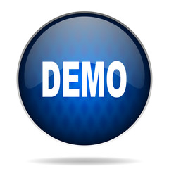 demo internet blue icon