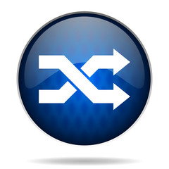 aleatory internet blue icon