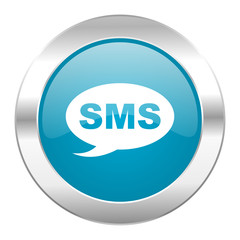 sms internet blue icon