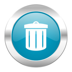 recycle internet blue icon