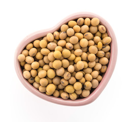 Soybean isolated on white background