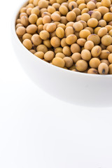 Soybean isolated on white background