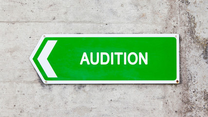 Green sign - Audition
