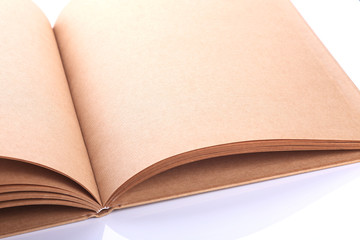 open book paper blank rough texture
