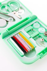 sewing kit isolated