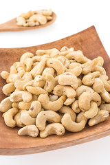 cashews isolated on white background