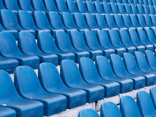 Fototapeta premium Leere Sporttribüne