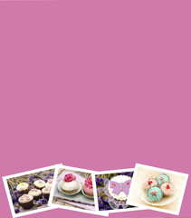 Collage de cupcakes