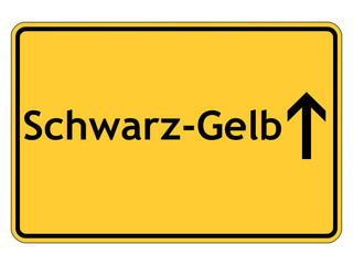 Schwarz-Gelb