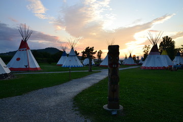 Accampamento indiano