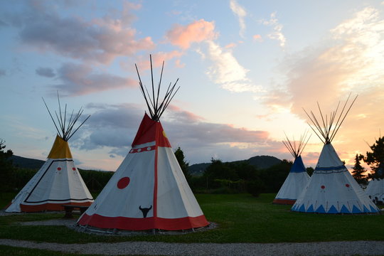 Accampamento indiano