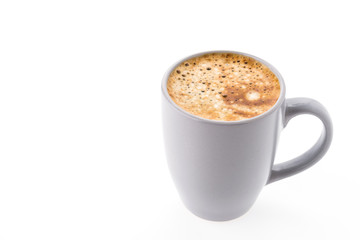Coffee cup isolated on white background