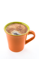 Coffee cup isolated on white background