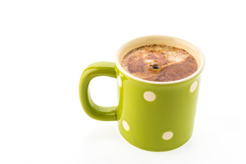Coffee cup isolated on white background