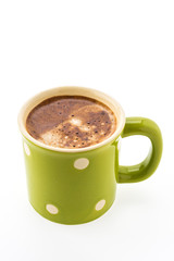 Coffee cup isolated on white background
