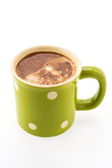Coffee cup isolated on white background