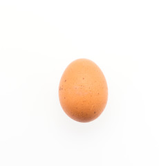 Eggs isolated on white