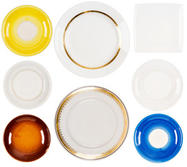 Set of  ceramic plates