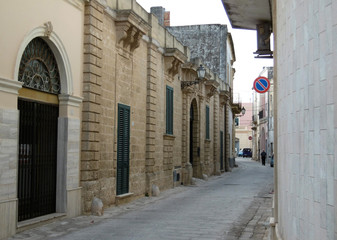 Fototapeta na wymiar Strade di Acquarica