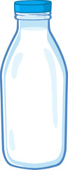 Cartoon Milk Bottle
