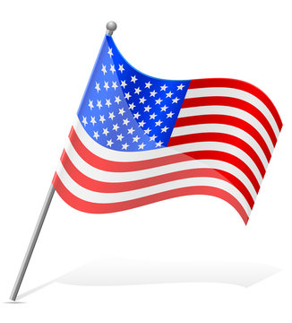 flag United States of America vector illustration