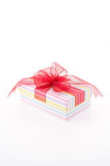 Gift box isolated on white background