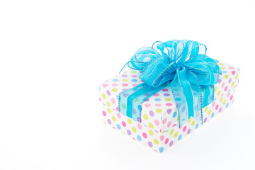 Gift box isolated on white background