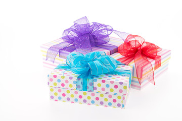 Gift box isolated on white background