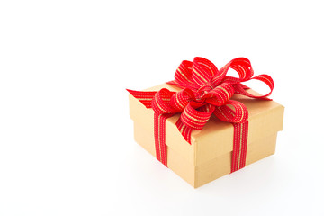 Gift box isolated on white background