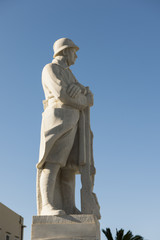 Denkmal des unbekannten Soldaten in Rethymnon, Kreta, Griechenland