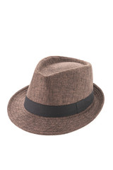 Straw hat isolated on white background