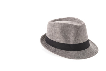 Straw hat isolated on white background