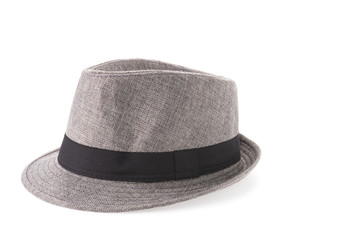 Straw hat isolated on white background