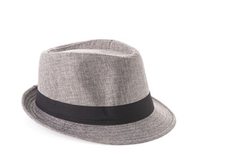 Straw hat isolated on white background