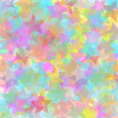 Colorful stars pattern texture background