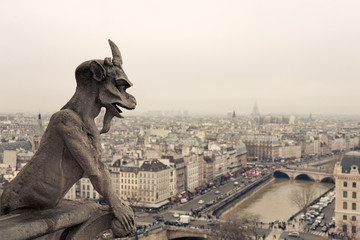 Chimera of Notre Dame de Paris