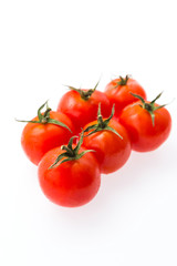 Tomato isolated on white