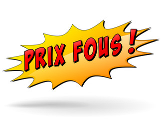 Vector crazy prices icon