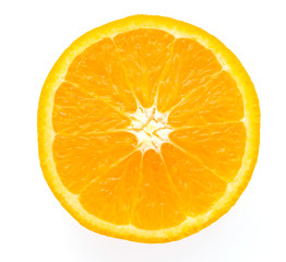 Orange isolated on white
