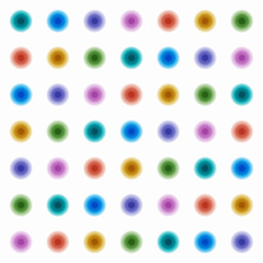 Vector Background #Colorful Polka Dot Pattern