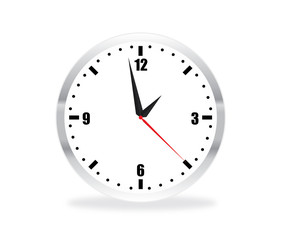 Clock - colored illustration of a clock, Vector.