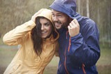 Quick! We have to run it started to rain