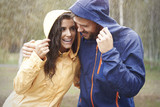 The rain make us happy