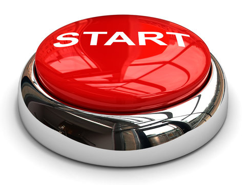 Red Start Button Concept