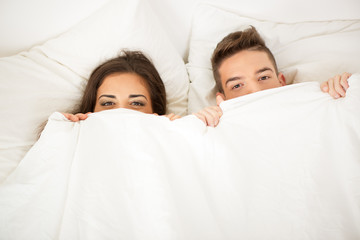 Couple in bed