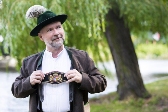 portrait of a bavarian man