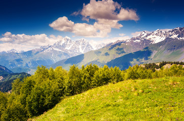 mountain landscape of georgia